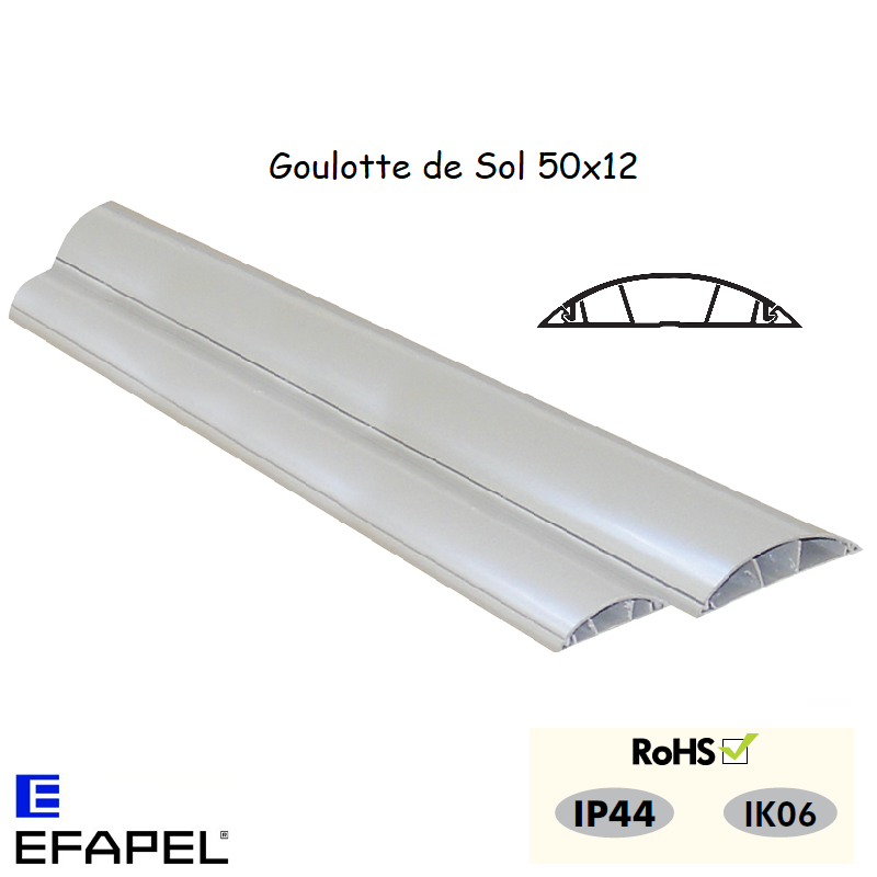 Goulotte de sol 50x12 10110CCZ