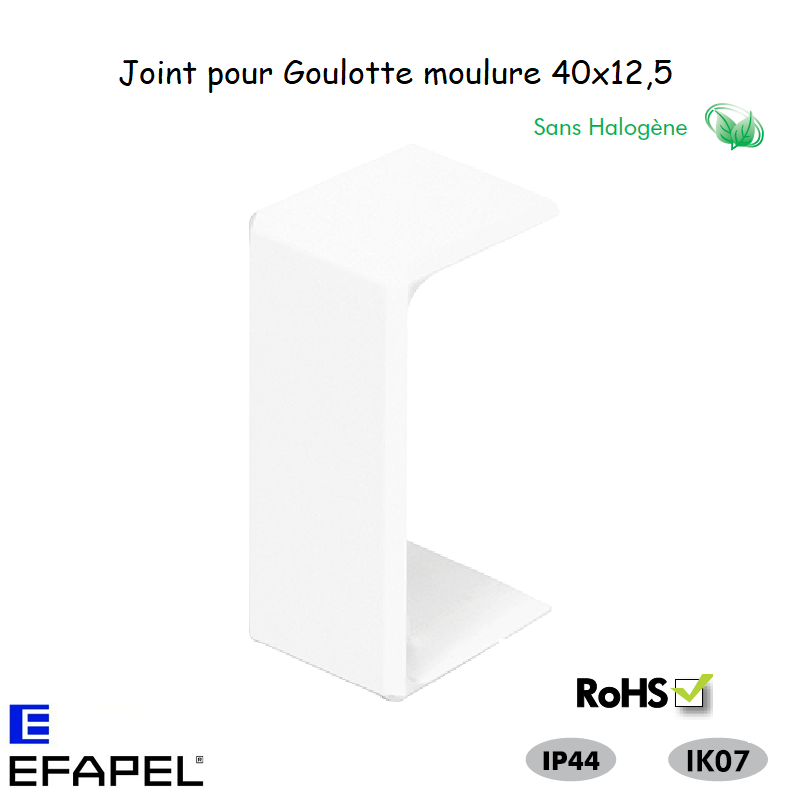 joint pour goulotte série 10 Moulures sans halogènes 40x12,5 10054GBR
