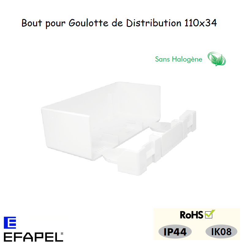 bout pour goulottes distribution 10085GBR