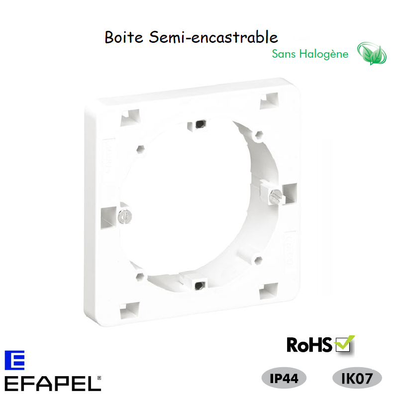 Boite semi-encastrable sans halogène 10985GBR