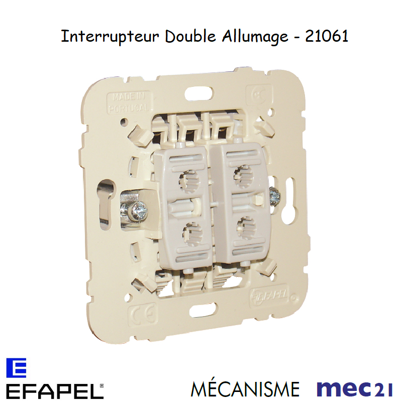 Mécanisme interrupteur double allumage mec 21061
