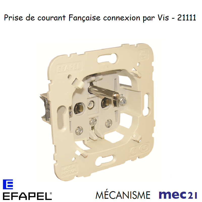 Mécanisme Prise de courant française mec 21111
