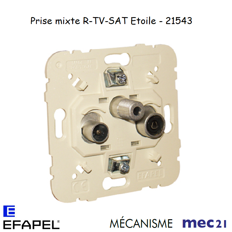 Mécanisme Prise R TV SAT Etoile mec 21543