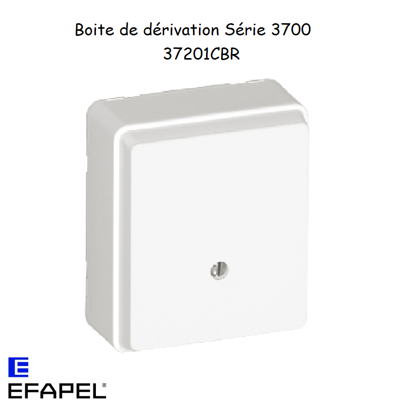 Boite de dérivation Série 3700 EFAPEL 37201C