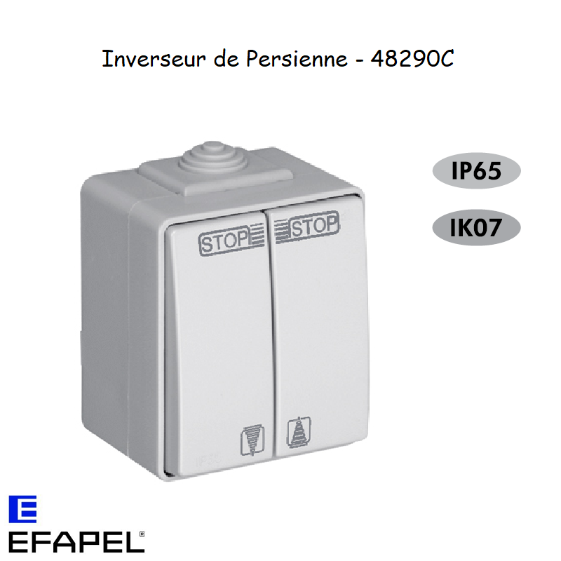Inverseur de persienne Etanche 48 EFAPEL 48290CCZ