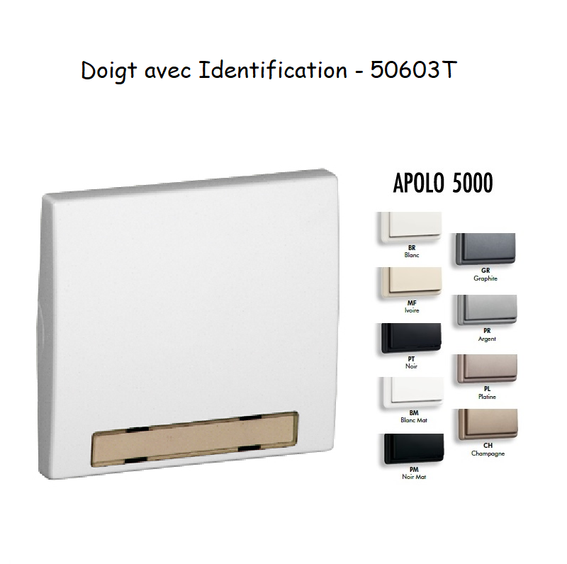 Doigt avec Identification APOLO5000 50603T