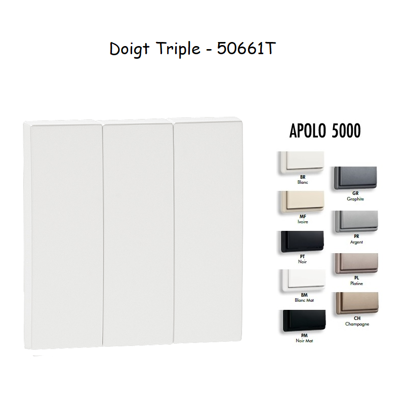 Doigt triple APOLO5000 50661T