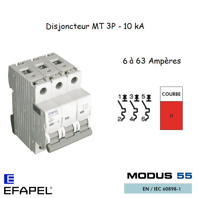 DISJONCTEUR MT ULTRA 3P 551XX 3DU