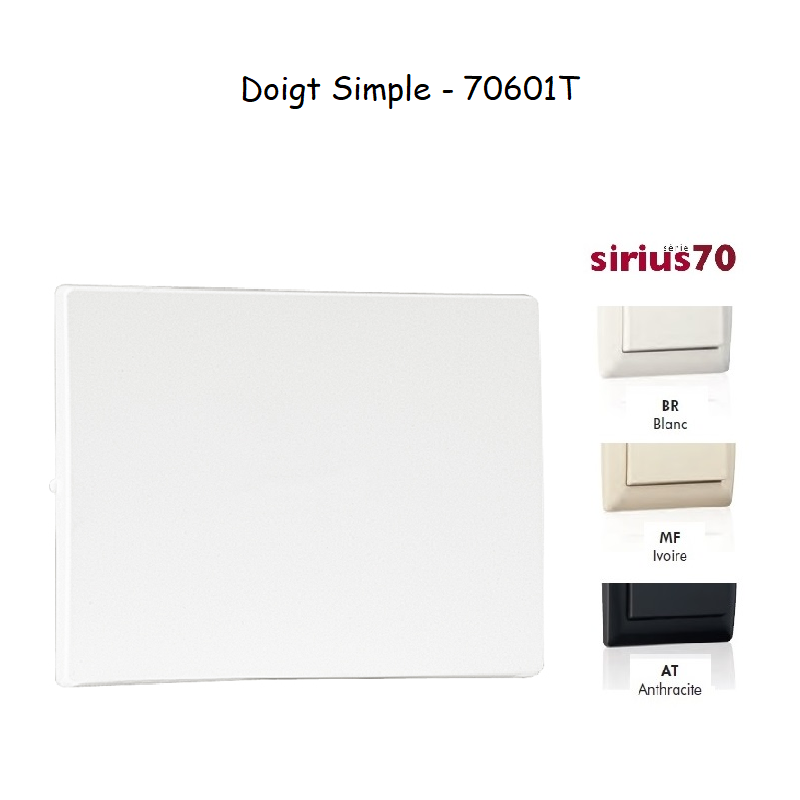 Doigt simple Sirius 70601T
