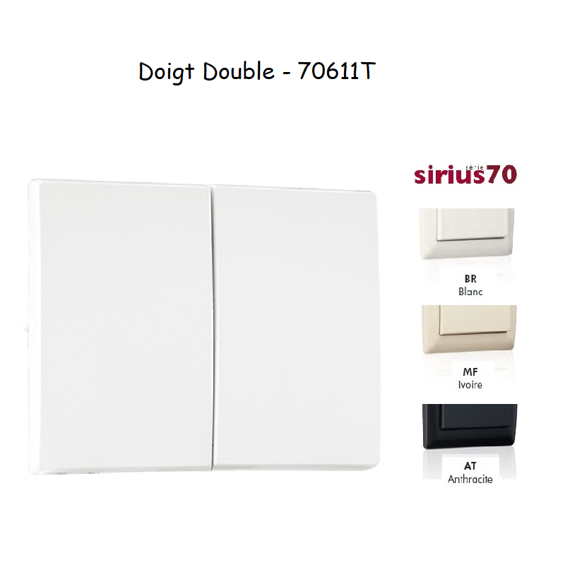 Doigt Double Sirius 70611T
