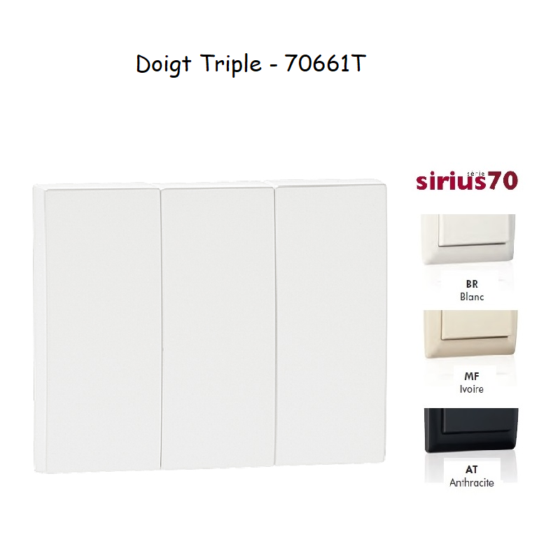 Doigt Triple Sirius 70661T