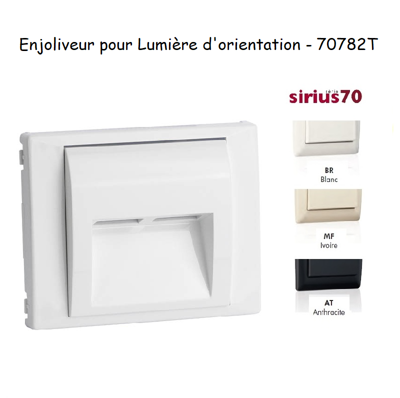Enjoliveur pour lumière dorientation Sirius 70 70782T