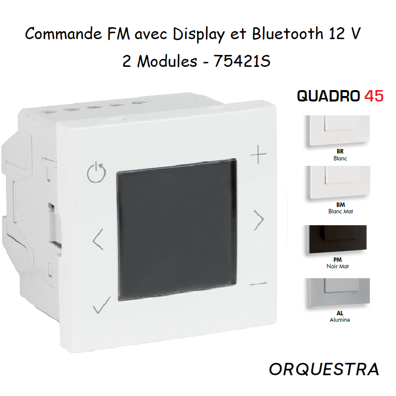 Commande FM avec Display et Bluetooth 12 V 75421S