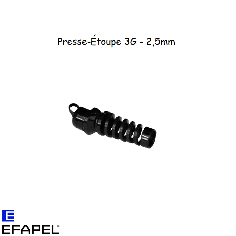 Presse étoupe 3g 2,5mm - 81192