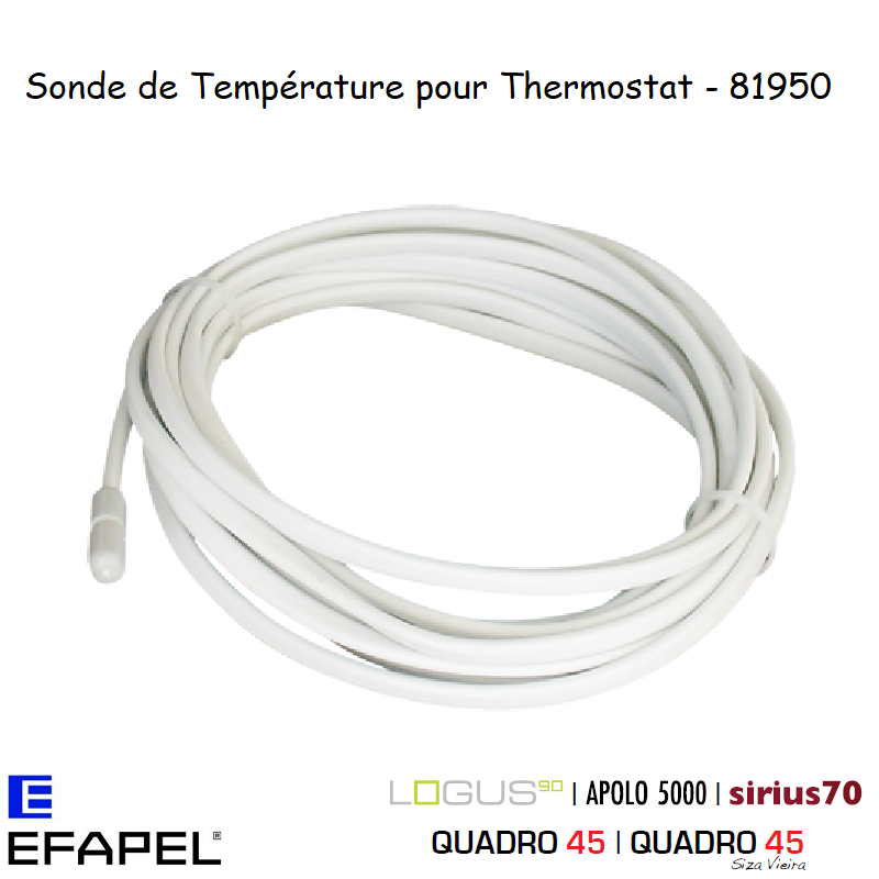 Sonde de température pour Thermostat et chronothermostat 81950
