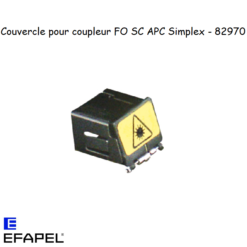 Couvercle pour coupleur FO SC APC Simplex 82970