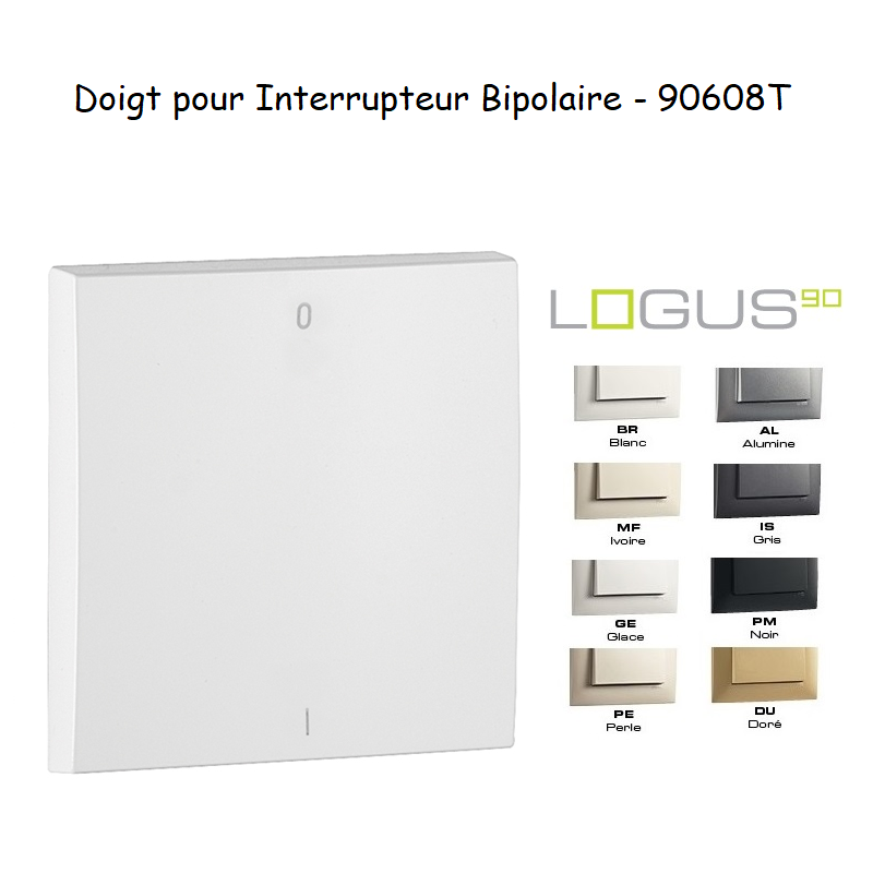 Doigt pour interrupteur Bipolaire LOGUS 90608T