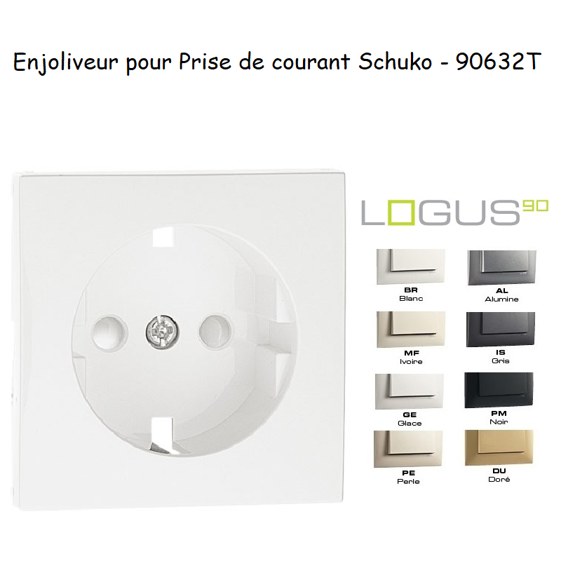 Doigt pour prise de courant schuko LOGUS 90632T