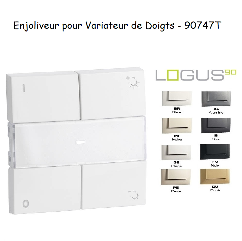 Enjoliveur pour Variateur RLC de doigts Logus 90 90747T