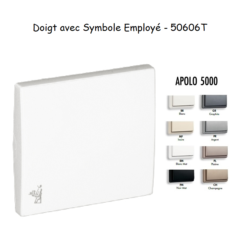 Doigt avec symbole Employé APOLO5000 50606T