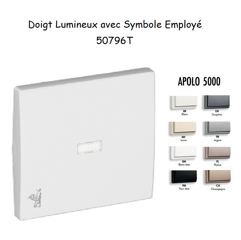 Doigt lumineux Avec symbole Employé APOLO5000 50796T