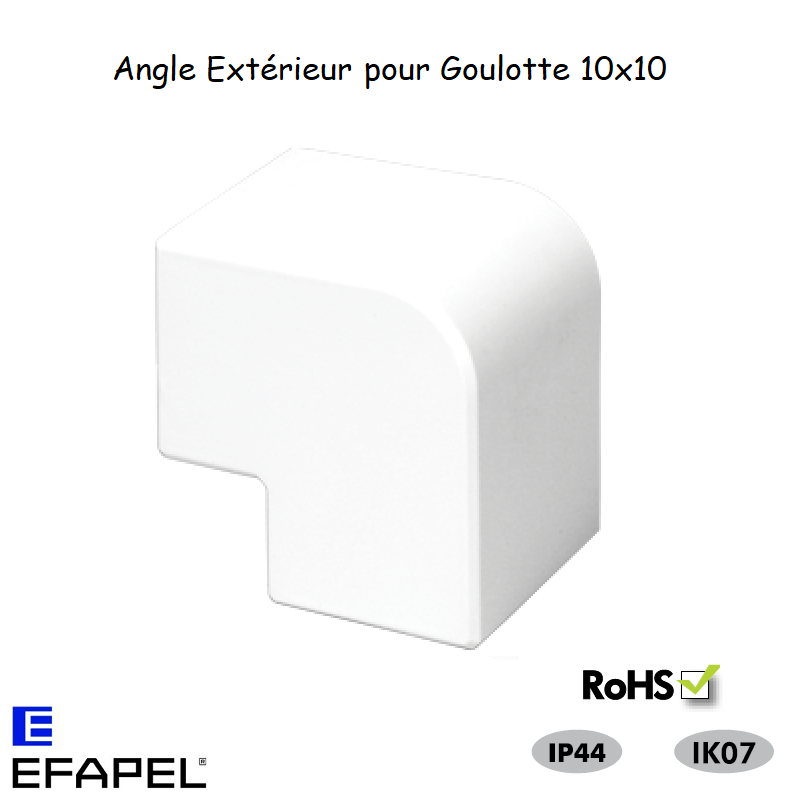 Angle extérieur variable pour goulotte série 13 10x10 13106