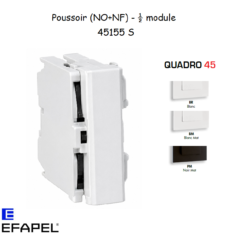 poussoir-1-2-module-quadro-45155s