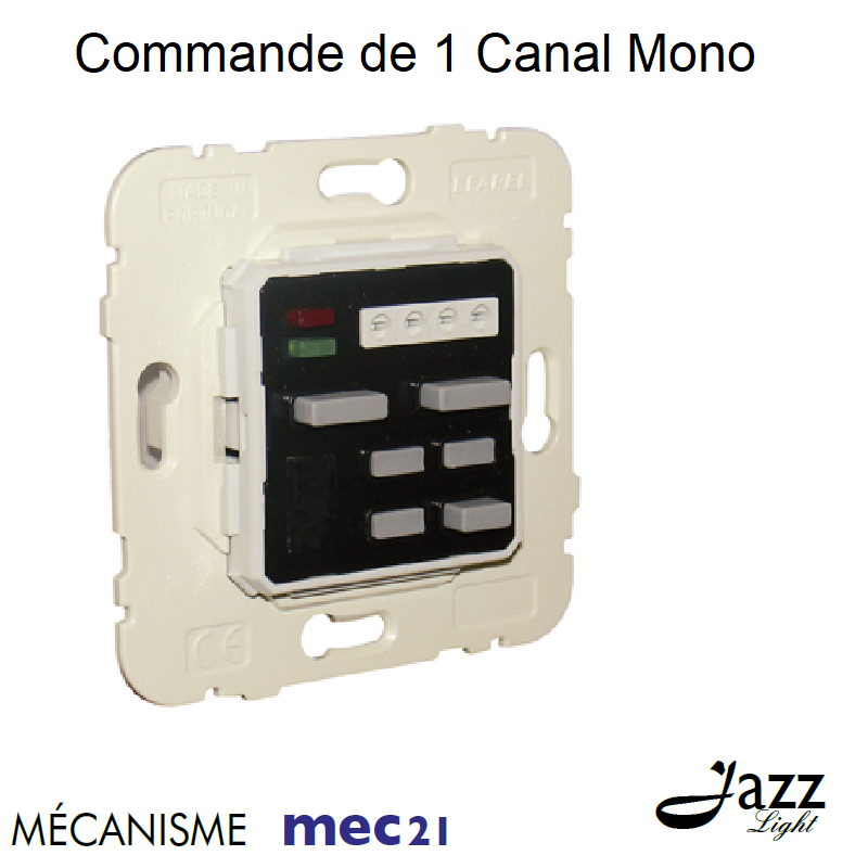 Mécanisme de commande de 1 canal mono 21371