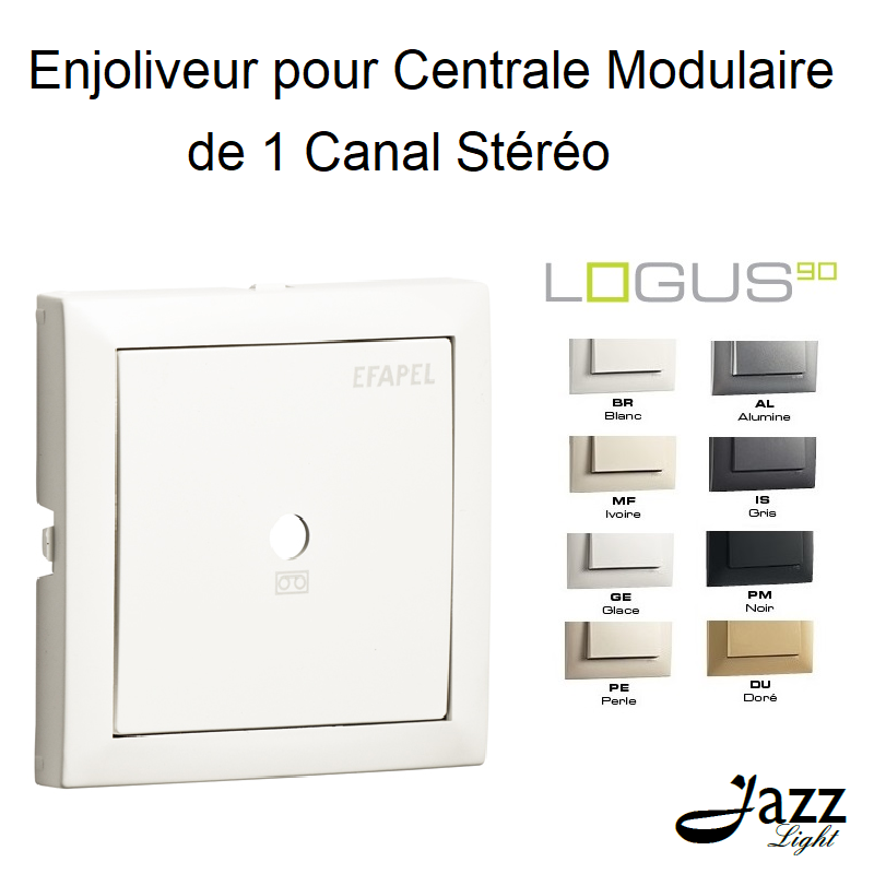 Enjoliveur pour Centrale Modulaire de 1 Canal Stéréo - LOGUS 90
