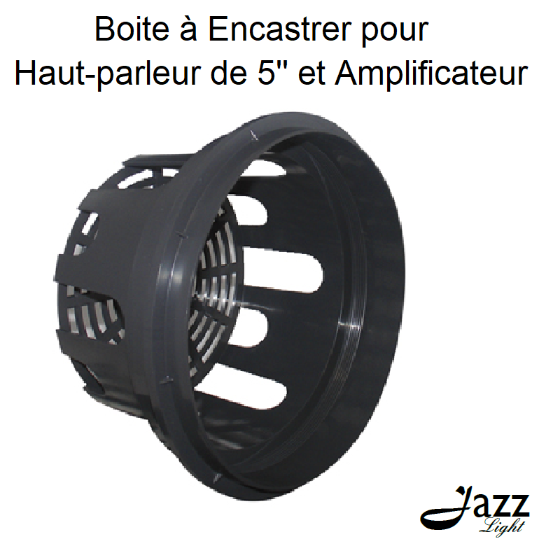 Boite à encastrer pour haut parleur de 5'' et amplificateur 75984