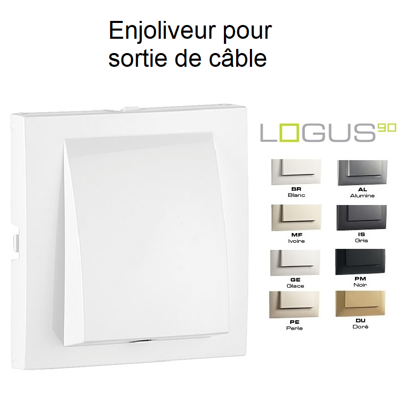 Enjoliveur pour Rosette / Sortie de câble - LOGUS90