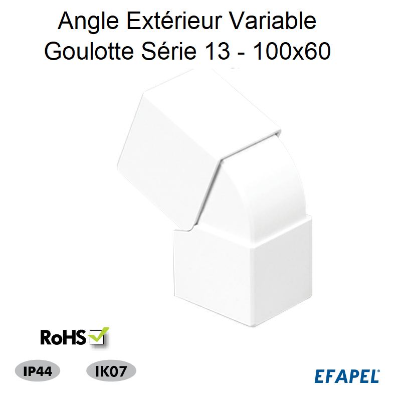 Angle Extérieur Variable Série 13 - 100 x 60