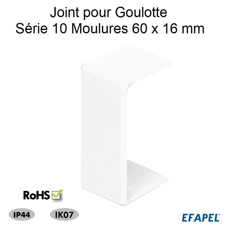 joint pour goulotte série 10 Moulures 60x16 10074ABR