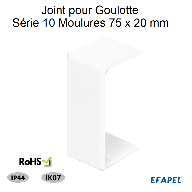 joint pour goulotte série 10 Moulures 75x20 10144ABR