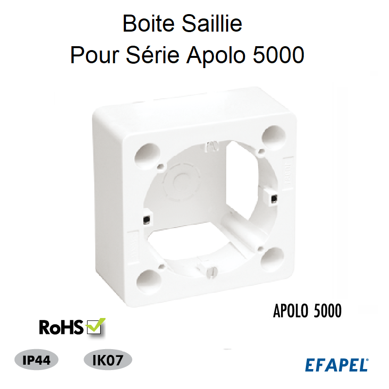 Boite Saillie pour Apolo 5000 10981ABR