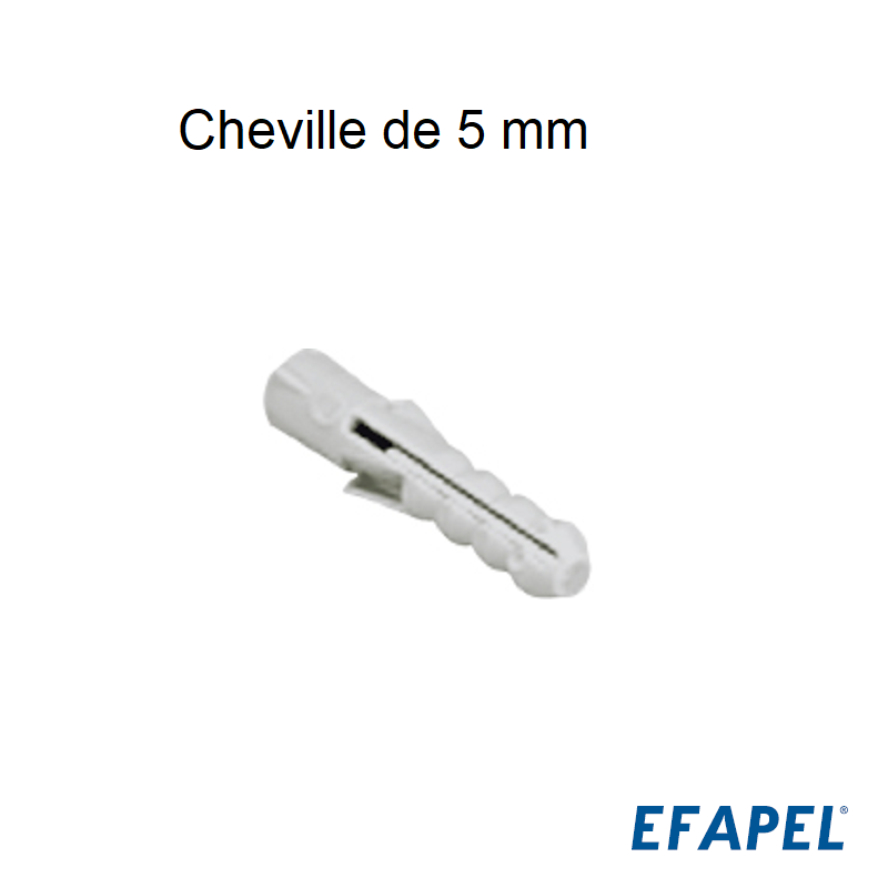 Cheville de 5mm - Boite de 100