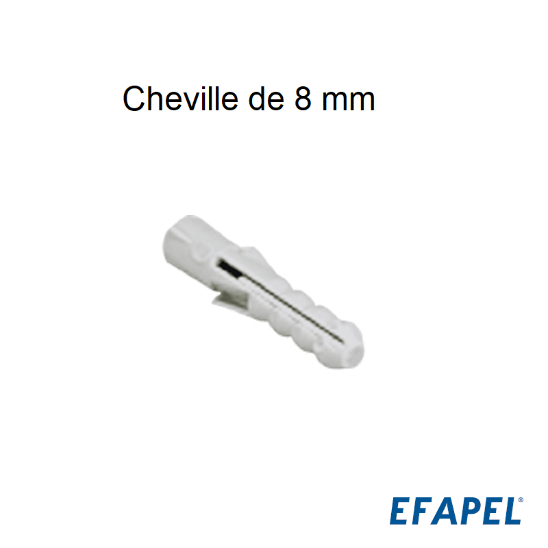 Cheville de 8 mm - Boite de 100