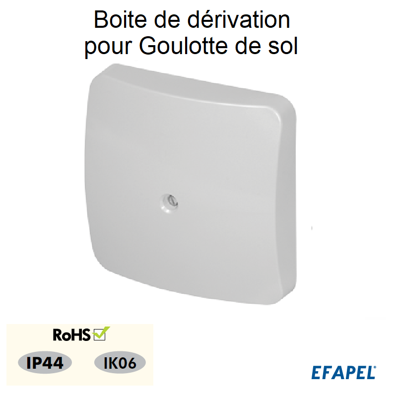 Boite de Dérivation pour Goulotte de Sol