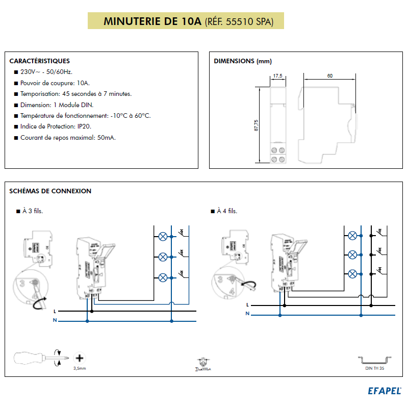 Minuterie 10A 55510 infos-1