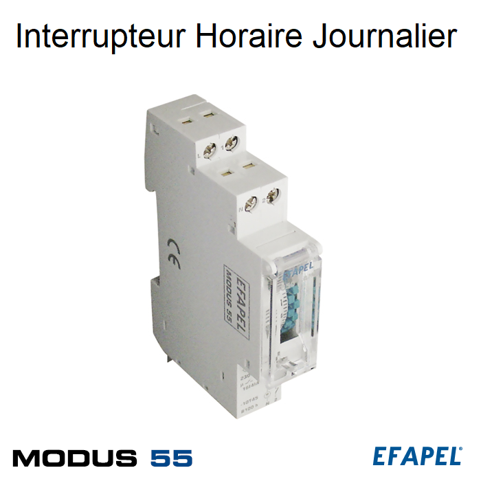 Interrupteur Horaire de 1 Canal Journalier Analogique