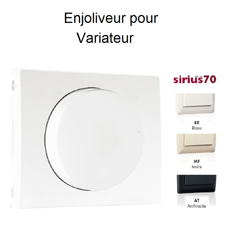 Enjoliveur pour variateur Sirius 70721T