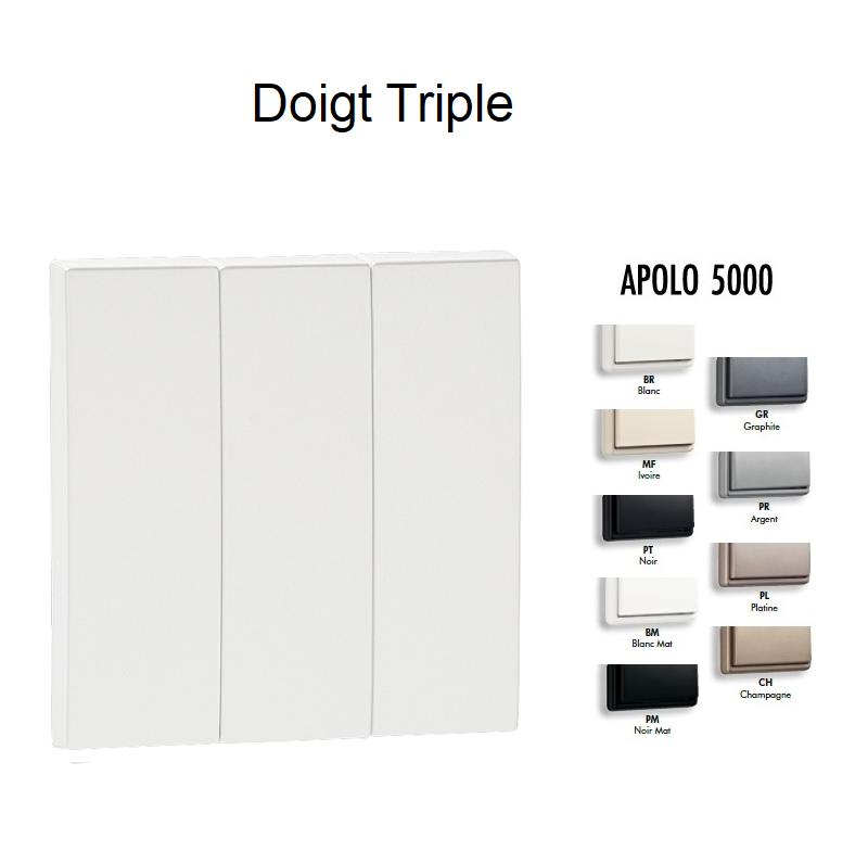 Doigt triple APOLO5000 50661T