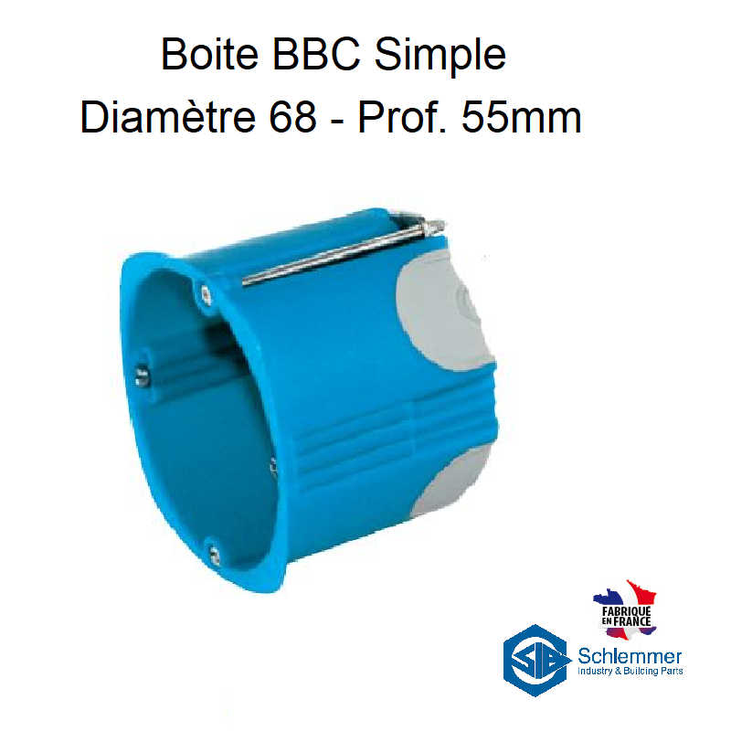 Boite d\'encastrement BBC Simple - Profondeur 55mm