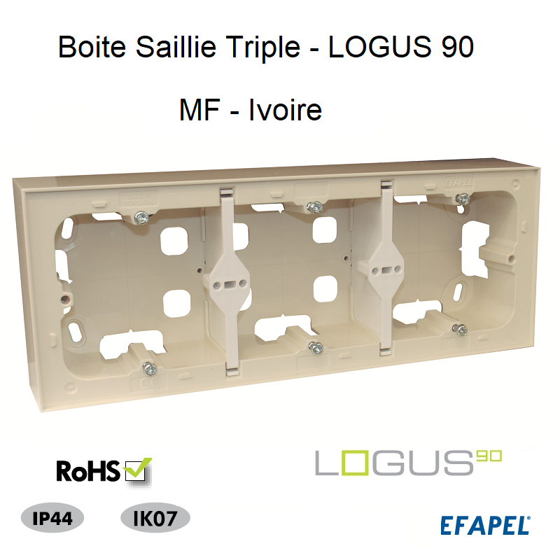 Boite Saillie triple pour Logus90 10995AMF