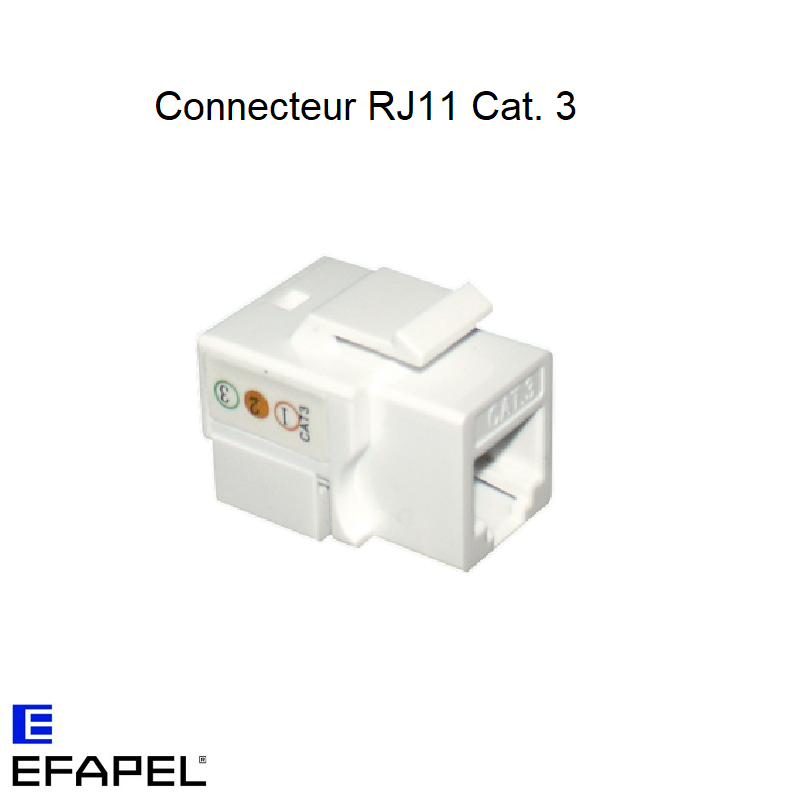 Connecteur RJ11 cat 3 21972