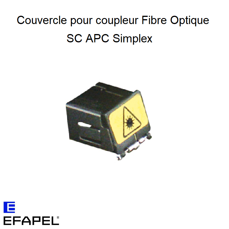 Couvercle pour Coupleur de Fibre Optique SC APC Simplex