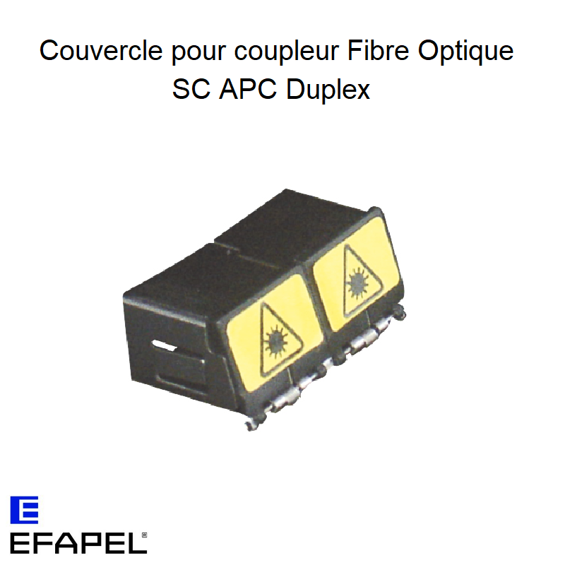 Couvercle pour coupleur FO SC APC Duplex 82971