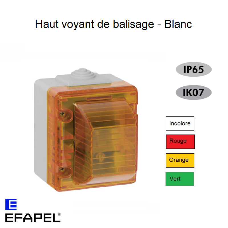 Haut Voyant de balisage Etanche 48 EFAPEL 48361CB