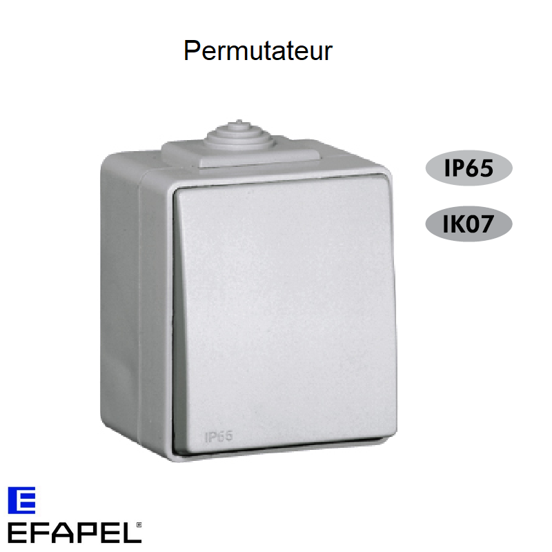 Permutateur IP65 Gris ou Blanc