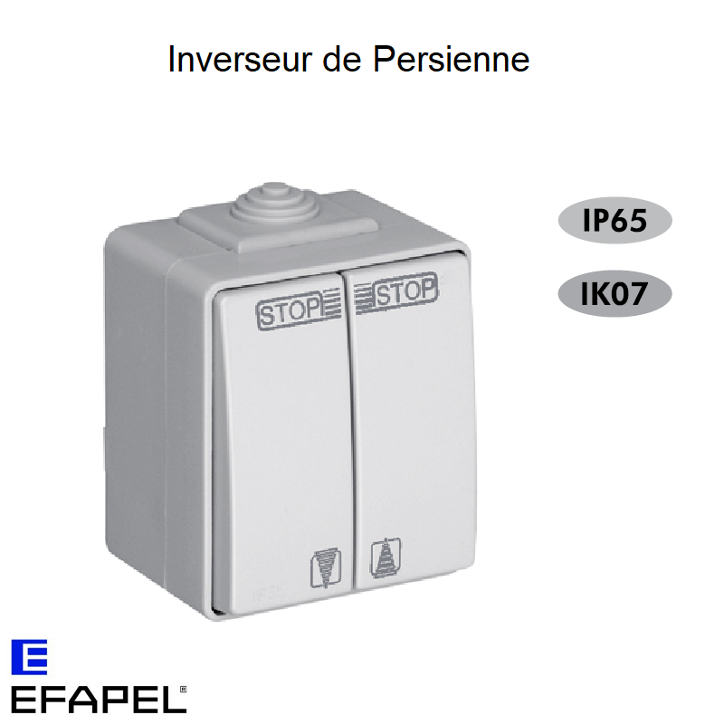 Inverseur de persienne Etanche 48 EFAPEL 48290CCZ